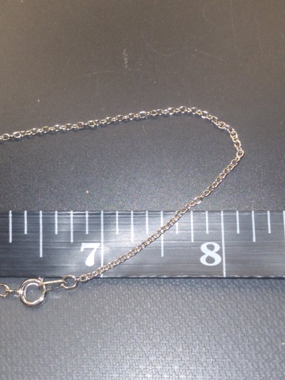The Tears of Christ Sterling Silver Necklace Cross & Tear Drop Pendant - Picture 3 of 10